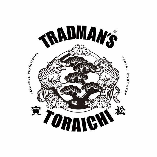 【寅壱 × TRADMAN'S BONSAI】crew neck T-shirts　BLACK 詳細画像